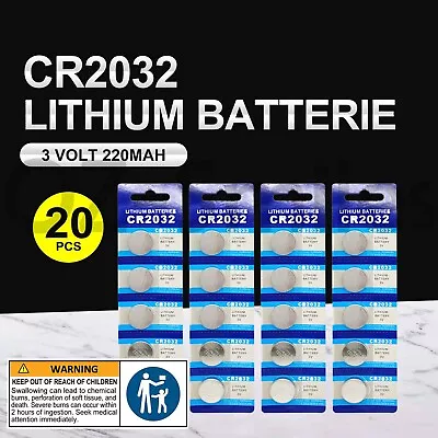 New Cr2032 3v Lithium Cell Battery 5004lc 2032 Br2032 Button Batteries Oz • $4.42