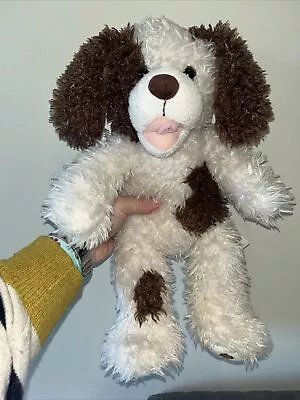 Build-a-bear Workshop Dog Plush Stuffed Animal Cocker Spaniel Shaggy Spot Puppy • £22