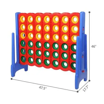 $159.99 • Buy Outdoor Jumbo Giant Connect 4 Game Set 4FT Wide Life Size 4-in-a Row Classic Toy