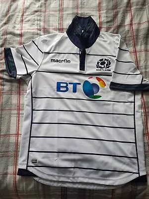 Scotland Away Rugby Shirt. Size Large. Excellent Condition. Never Worn. • £30