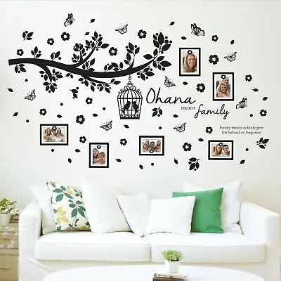 Walplus Family Photo Tree With Frame Wall Sticker Decals DIY Art Home Decoration • £11.95