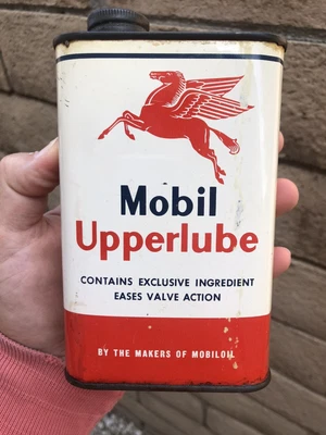 $29.99 • Buy Mobil Motor Oil Pint Can Socony Mobil Oil Can Pegasus Graphic Rare Mobiloil Can