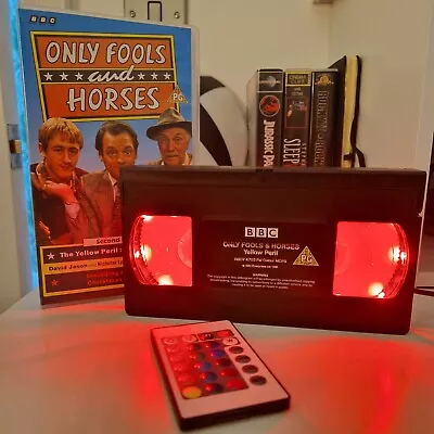 Only Fools And Horses USB LED VHS Tape Lamp Xmas Gift Present Retro Light BBC • £19.99