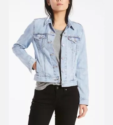 Levis XS 6 Denim Trucker Jacket RRP $150 Winter Coat • $39.99