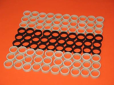 £11.94 • Buy Lego 12v 90x Rubber Rims 60x Grey+30x Black 7750 7740 7755 7745 7730 7760 7727