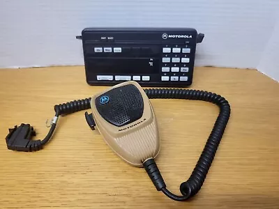  Vintage Motorola Systems 9000 2 Way Radio Head And Microphone/ Non Working Prop • $175