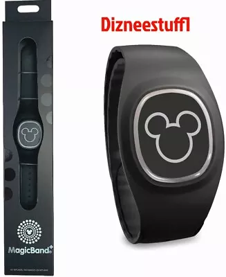 Disney Parks MagicBand+ SOLID BLACK Mickey Mouse Magic Band Plus Unlinked • $36.97