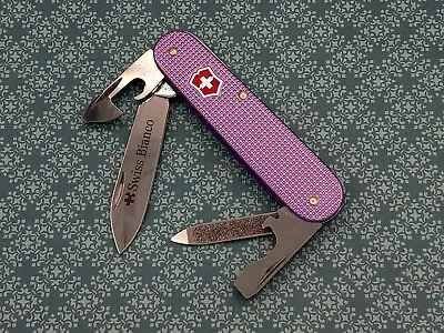Swiss Bianco Exclusive Victorinox Cadet Summer Lavender Alox Swiss Army Knife • $265.06