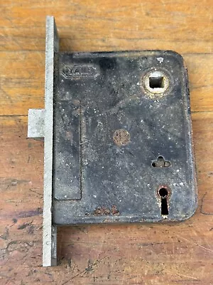 Antique YALE Door Mortise Lock Set ~ Salvaged Door Hardware No Key • $19.80