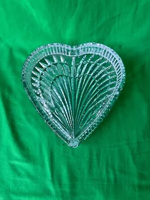 Waterford Crystal GIFTWARE Heart Shaped Tray EXCELLENT • $19