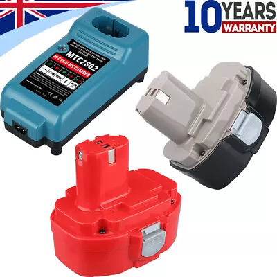 Ni-MH Battery For Makita PA18 1822 4800mAh 1823 1834 1835 8390D 6343D/ Charger • £12.74