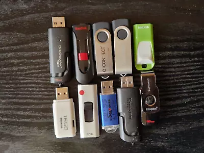 10 X 16GB USB Flash Drive Bulk Job Lot Mix Brands 5 • £25