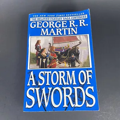 A Storm Of Swords - George R.R. Martin (TPB 2002) 1st Print Oversized Novel • $32.16