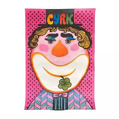 Vintage Cyrk Clown Poster • $250