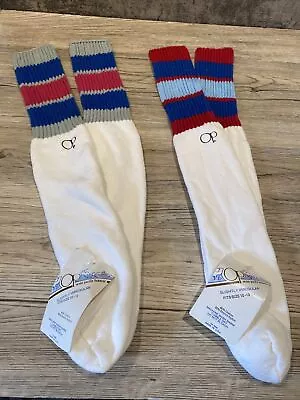 Vintage OP  Ocean Pacific Tube Socks (slightly Irregular) 80% Cotton Size 10-13 • $59.99