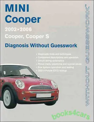 Mini Cooper Shop Manual Diagnosis Repair Service Guesswork Book • $65.95