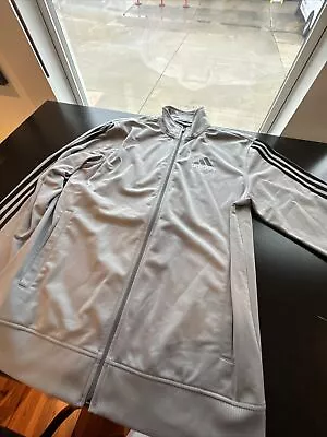 Mens Jacket Large Tall Light Gray Color Adidas. • $20