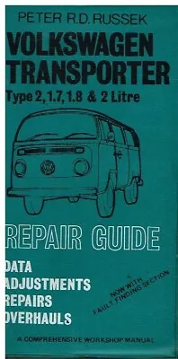 Vw Transporter T2 1700  1800 & 2000 (1972-76) Owners Repair Handbook • $40.08