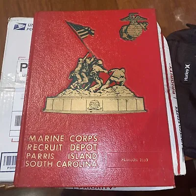 1980 Yearbook Marine Corps Recruit Depot Parris Island SC Platoon 1059 • $12