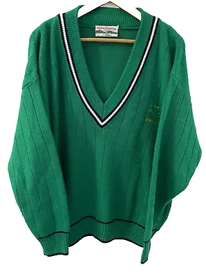 Celtic Country Made In Ireland Wool Style Unisex Irish Embroidered Knit Green • $32