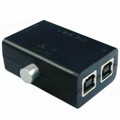 USB 2.0 Sharing Share Switch Box Hub 2 Ports PC Computer Scanner Printer Manual • $4.36