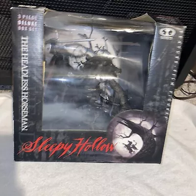 Sleepy Hollow The Headless Horseman 3 Piece Deluxe Box Set Mcfarlane New? • $78