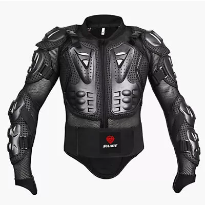 SULAITE Motorcycle Full Body Armour Motocross Jacket Spine Chest Protective Gear • $79.97