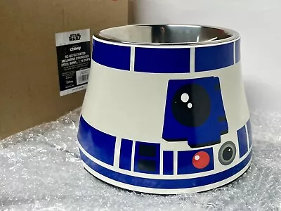 Star Wars Theme R2D2 Elevated Melamine Dog Food Bowl Steel New In Box CHEWY • $25