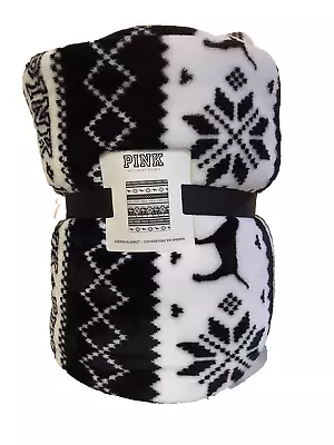 Victoria's Secret Soft Cozy Comfy Warm Sherpa Throw Blanket *New* • $39