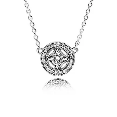 Authentic Pandora Vintage Allure Circle Collier 590523CZ-45 • $67.96