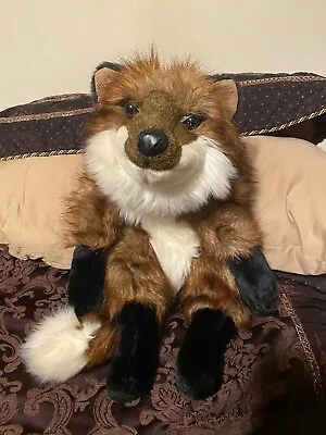 Ditz Designs Red Fox Hugs By The Hen House 33” Plush Stuffed Animal Realistic • $110