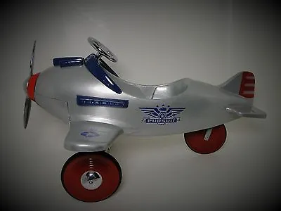 Pedal Car Plane WW2 Metal Ford Aircraft P51 Mustang 1967  Too Small To Ride-On  • $99