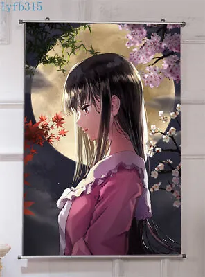 Poster TouHou Project Houraisan Kaguya Wall Scroll Hanging Painting 60*90cm • $21.99