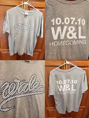 Vintage WALE Rap Hip Hop Music MMG W&L Homecoming Laced Up Tour T-Shirt Sz Large • $49.99