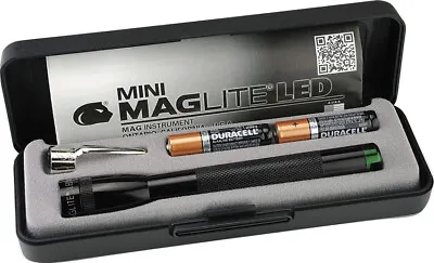 Mag-Lite Mini Maglite LED Green 5  Flashlight 56320 • $31.48