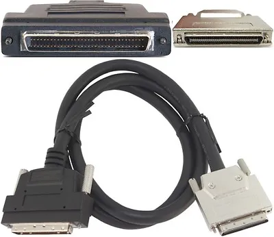 6ft Long Ultra/U320mbs/LVD .8mm VHD/VHDCI~HD/HPDB68-pin Male~M SCSI4 Cable/Cord • $58.99