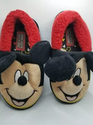 Mickey Mouse Disney Slippers Toddlers Size 9-10 • $5