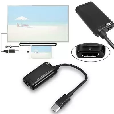 $7.01 • Buy 1080P Type C To HDMI-compatible Cable Converter USB-C Adapter Tablet USB3.1