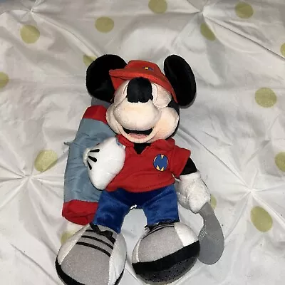 Mickey Mouse Golfing W/ Clubs Plush Bean Bag • $0.99