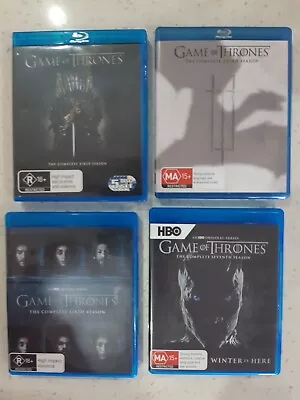 Game Of Thrones Season 1 3 6 7 Blu Ray Bundle  • $29