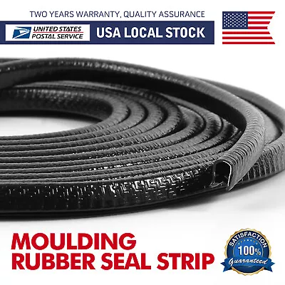 20FEET U-Channel Edge TrimRubber U Weather StrippingBlack Edge TrimCrashproof • $11.99