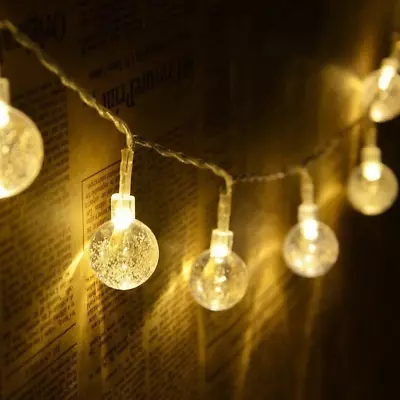 £12.78 • Buy Globe String Lights Fairy Lights Plug In 29.7ft 60 LED String Lights Mains Powe