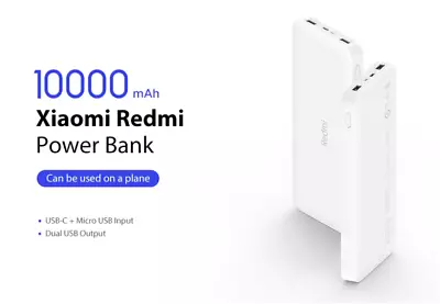 New Xiaomi Redmi Power Bank 10000mAh With USB Type-C | FREE & FAST POSTAGE • $44.79