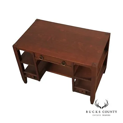 Mission Oak One-Drawer Library Table Writing Desk • $1495