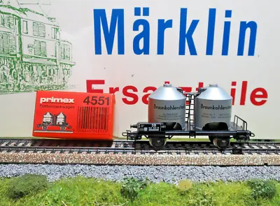 (N10) Märklin 4551 Pulverized Lignite Silo Wagon Boxed • $9.01