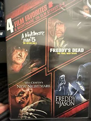 4 Film Favorites: A Nightmare On Elm Street 5-8 (DVD) • $6.99