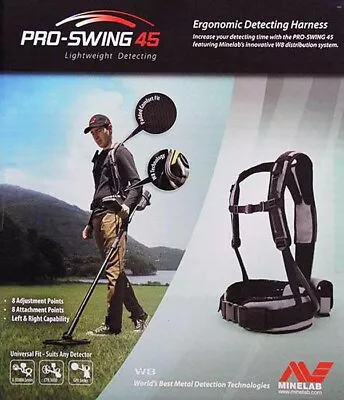 Minelab Metal Detector PRO-SWING Detecting Harness For GPX 4800 & GPX 5000  • $129.95