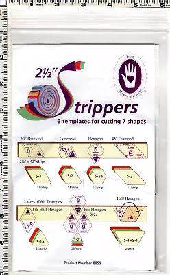 2½  Strippers Quilting Templates From Marti Michell # 8059 NEW! • $12.99