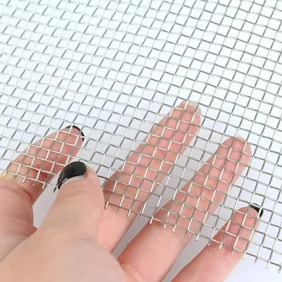 Stainless Steel Woven Wire Mesh Roll Metal Mesh Sheet Screen Window Mesh • $18.57