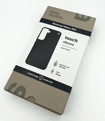 Atom Studios Samsung Galaxy S22 Slim Stylish Touch Silicone Back Cover Case • £5.03